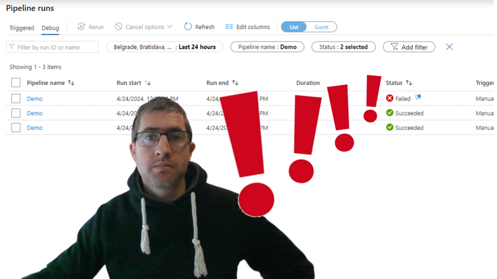 Get notification on Synapse Pipeline&nbsp;failures