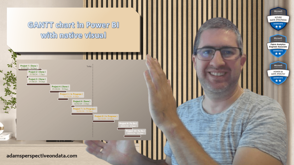 GANTT chart using native visual in Power&nbsp;BI